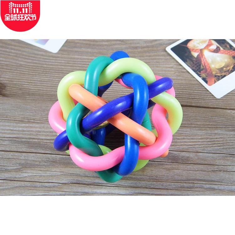 PVC New Trumpet 6cm Cats and dogs Colorful Small bell Woven ball 288 balls Twist ball Toys Pet Toysin the Pet/Pet food and supplies , Cat/Dog Toys , Rubber Ball/Ball Toys category - from Buy2taobao.com to provide professional Taobao agent buy service
