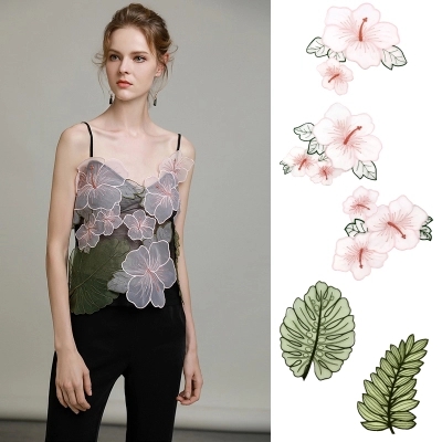 设计师面料蕾丝刺绣花朵贴网纱diy包包装饰补丁布贴手缝衣服裙子|ruв категории домашний ткань, швейная diy материалов, инструментов и готовой продукции, швейная diy аксессуары/аксессуары/аксессуары, ткань паста - от Buy2taobao.com для оказания профессиональной услуги покупки агента Taobao