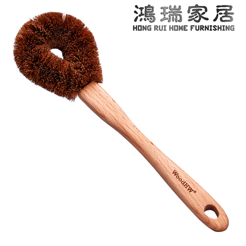 睿森木質長柄椰棕刷不粘油不傷鍋去汙刷碗碟盤刷子廚房清潔用品在類目 家庭/個人清潔工具, 家務/地板清潔用具, 刷子, 廚房用刷中 - 來自Buy2taobao.com提供專業的淘寶代購服務