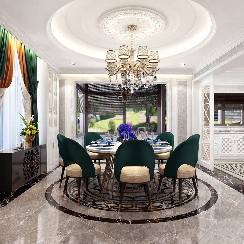 Shanghai designer-Free and unfettered American style Neoclassical Renovation design Design sketch The whole house indoor home decorationin the Decoration/Construction/Supervision , Design , Complete design category - from Buy2taobao.com to provide professional Taobao agent buy service