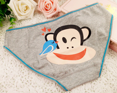 正品<em>大嘴猴</em> 三角纯棉可爱卡通<em>大嘴猴</em>星期<em>女士</em>