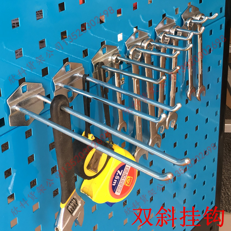五金工具架挂板双斜多功能挂钩物料架方孔挂板洞洞板配件工具墙在类目 商业/办公家具, 货架/展柜, 五金工具货架中 - 来自Buy2taobao.com提供专业的淘宝代购服务
