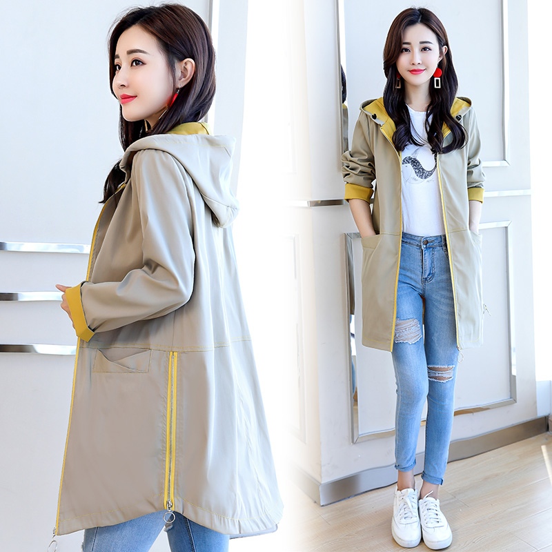 pregnant woman coat spring and autumn Mid length version Cover the belly Pregnancy Little Korean Edition Easy Thin section Long sleeve Windbreaker coatin the Maternity/Maternal supplies/Nutrition , Maternity , Coat/Windbreaker category - from Buy2taobao.com to provide professional Taobao agent buy service