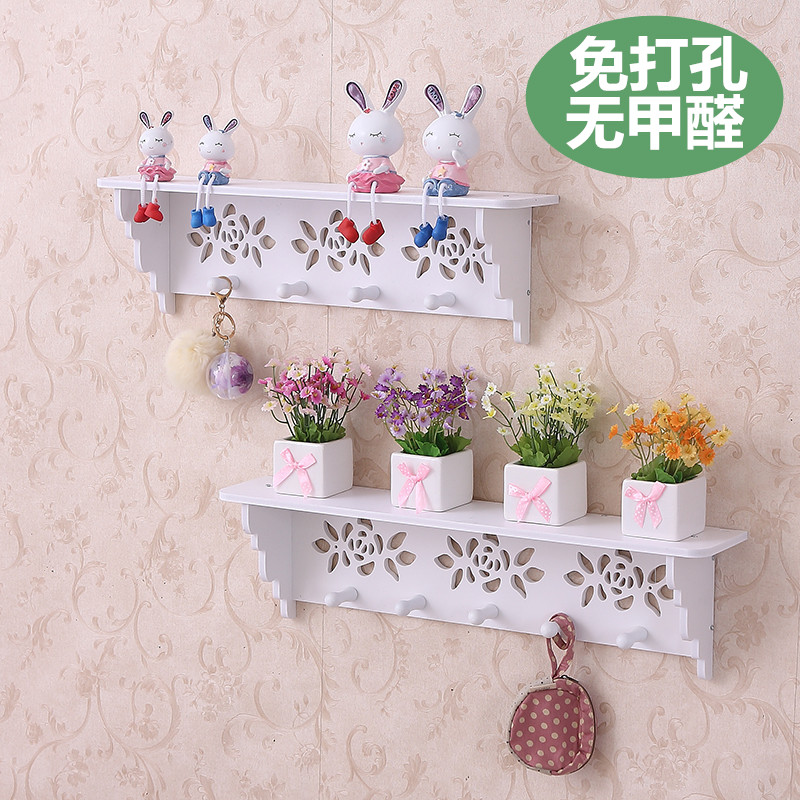 personality originality Countryside Partition wall Hollow key Wall hanging Decorative hooks Shelf bedroom Coat rack Wall hangingin the Home accessories , Decorative hooks category - from Buy2taobao.com to provide professional Taobao agent buy service