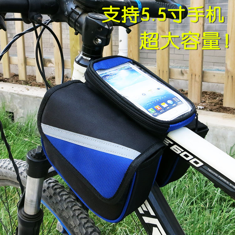 自行车触屏包山地车马鞍包上管包前梁包手机包骑行装备配件|msdalam kategori Bike/Berbasikal Equipment/Parts, Riding Apparel/Berbasikal Equipment, beg basikal - dari Buy2taobao.com untuk memberikan perkhidmatan ejen Taobao profesional membeli