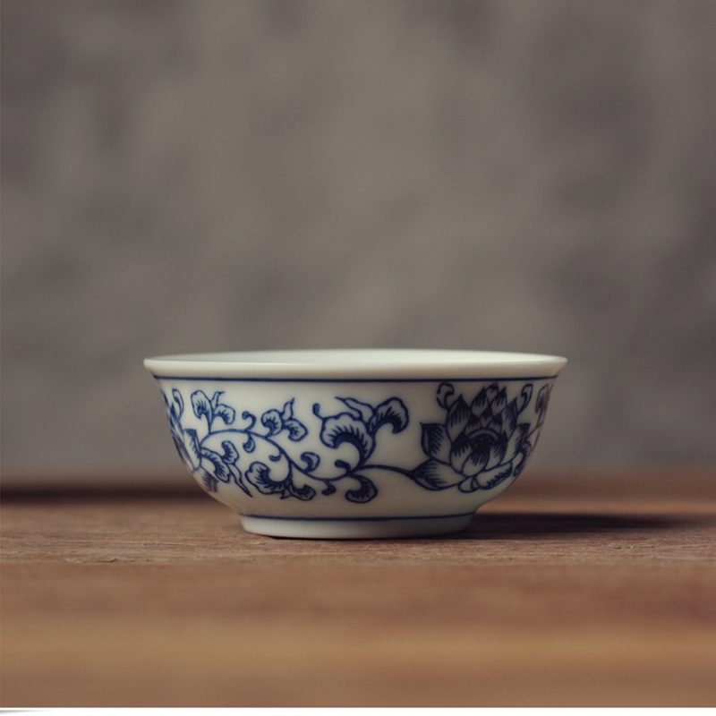 《牡丹花》景德镇 手绘茶具 大茶杯 普洱主人杯 陶瓷功夫茶杯在类目 餐饮具, 茶具, 功夫茶具中 - 来自Buy2taobao.com提供专业的淘宝代购服务