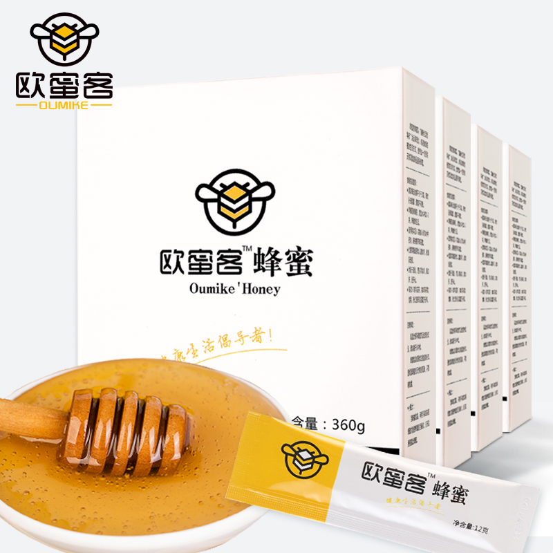 欧蜜客 小包蜂蜜纯净天然农家自产土百花袋装蜂蜜 便携装360g*4盒|msdalam kategori makanan berkhasiat tradisional, madu - dari Buy2taobao.com untuk memberikan perkhidmatan ejen Taobao profesional membeli