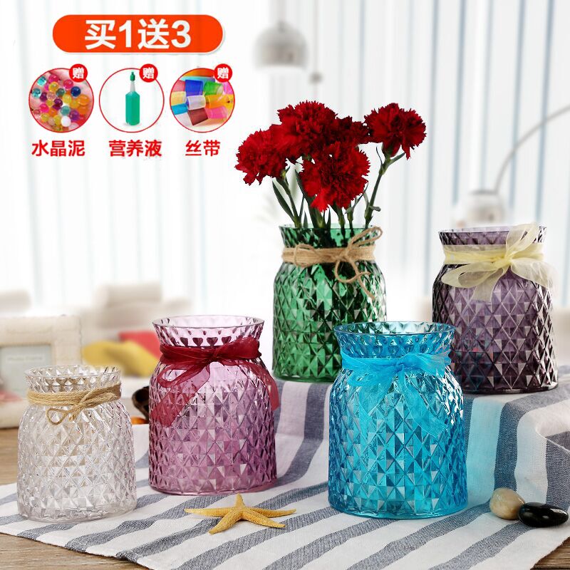 European style transparent Stained Glass The flowers vase originality Simplicity a living room Decoration Like a breath of fresh air vasein the Home accessories , Vase/Flower/Artificial flowers/Imitation jewelry , Flower/Vase , Vase category - from Buy2taobao.com to provide professional Taobao agent buy service