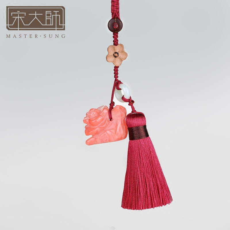 2019宋韶光大師 桃花喜鵲感情開運吉祥禮物 編織繩吊墜大包挂挂件在類目 飾品/流行首飾/時尚飾品新, 項墜/吊墜中 - 來自Buy2taobao.com提供專業的淘寶代購服務