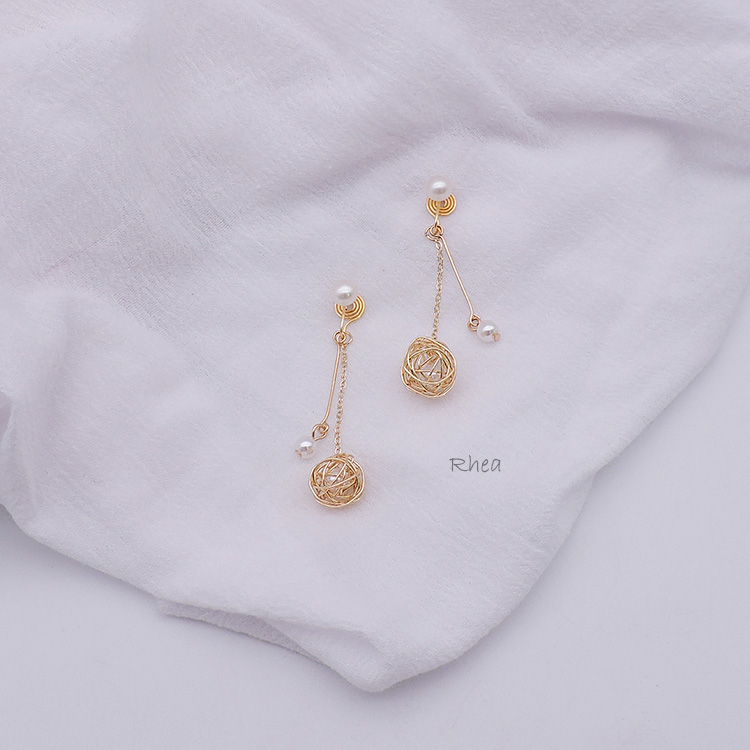 18K Cover with gold leaf have more cash than can be accounted for Europe and America Cold temperament Pearl Painless No pierced ears Mosquito coils Ear clip Ear Studs Earringsin the Accessories/Fashion Jewelry, Earring , Ear clip category - from Buy2taobao.com to provide professional Taobao agent buy service