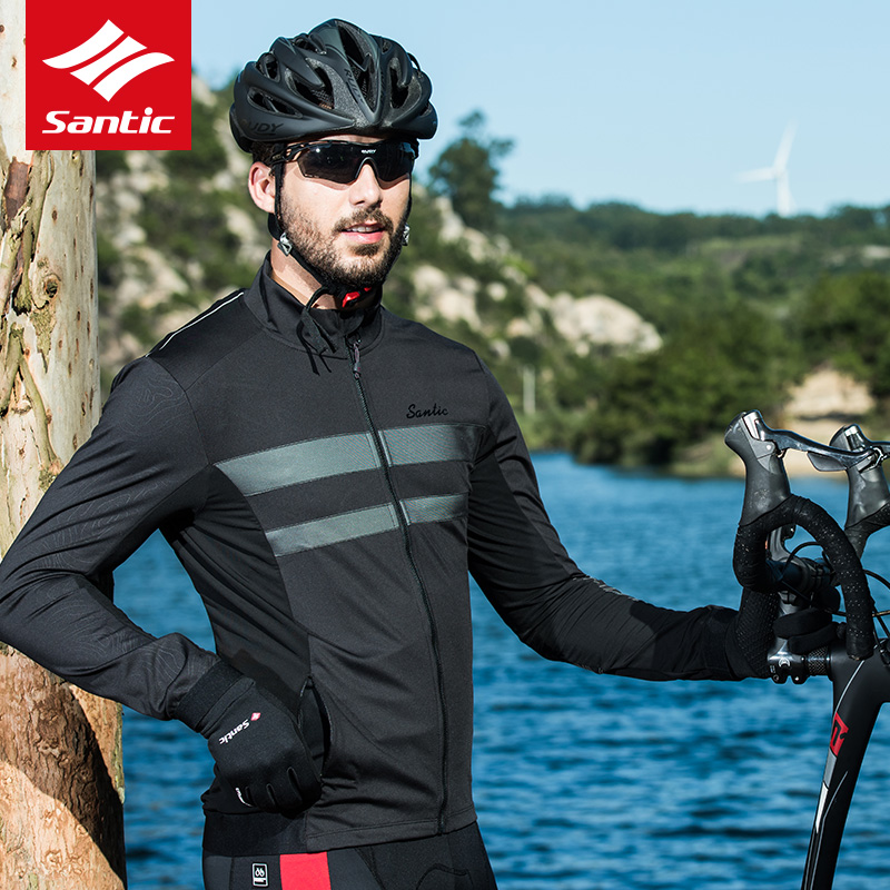 Santic Sen to passengers 17 Autumn and winter Windbreak keep warm Jersey Long sleeve jacket Bicycle Trumpin the Bike/Riding equipment/Parts and Accessories , Riding Apparel/Riding equipment , Jersey category - from Buy2taobao.com to provide professional Taobao agent buy service