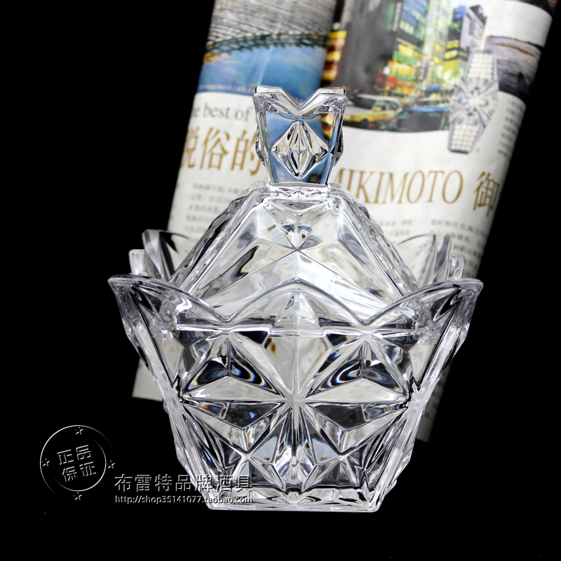 Germany Crystal glass Sugar bowl Cup sugar Snack cans Dried fruit cans European style classical Restaurant Cruetin the Tableware , Coffee , Sugar bowl  category - from Buy2taobao.com to provide professional Taobao agent buy service