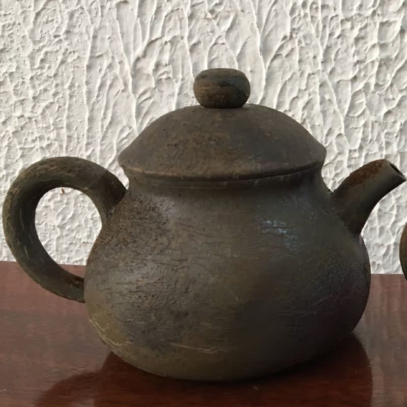 龙窑柴烧陶茶壶 云南建水紫陶茶具手工窑变柴烧壶自然落灰釉精品|msdalam kategori pinggan mangkuk, set teh, teko - dari Buy2taobao.com untuk memberikan perkhidmatan ejen Taobao profesional membeli