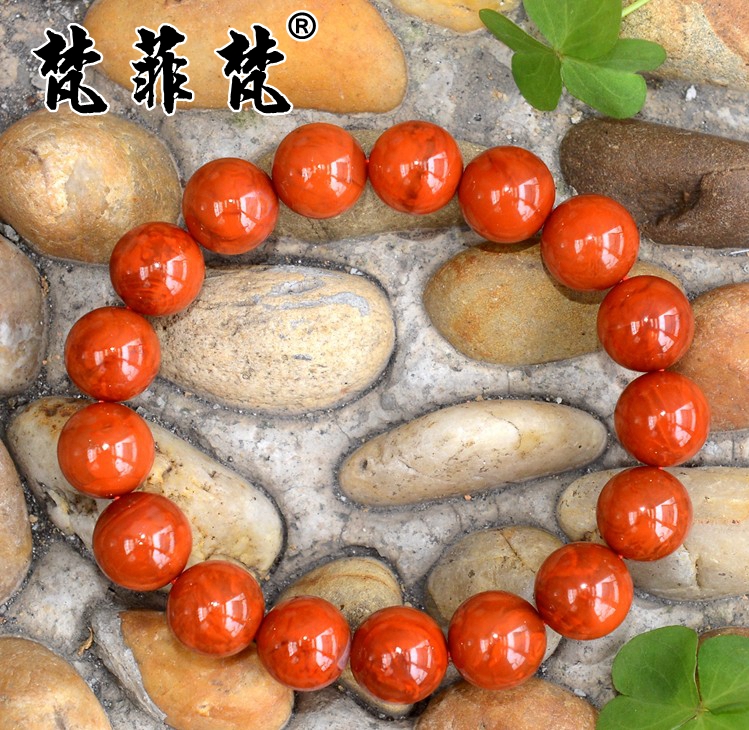 梵菲梵 凉山九口南红12.2mm柿子红手串天然满色玛瑙原石佛珠手链在类目 饰品/流行首饰/时尚饰品新, 手链中 - 来自Buy2taobao.com提供专业的淘宝代购服务