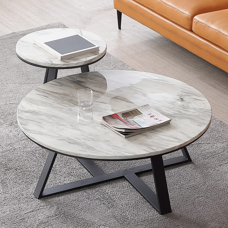 Italian Simplicity Marble circular tea table combination Northern Europe Iron art a living room Home sofa Side table Small tea tablein the Residential furniture , Categories , Tea table category - from Buy2taobao.com to provide professional Taobao agent buy service