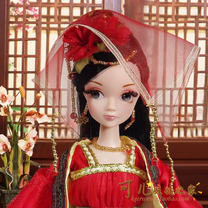 中国古装洋娃娃正品可儿娃娃唐朝新娘14关节体女孩礼物玩具礼盒装在类目 玩具/童车/益智/积木/模型, 娃娃/配件中 - 来自Buy2taobao.com提供专业的淘宝代购服务