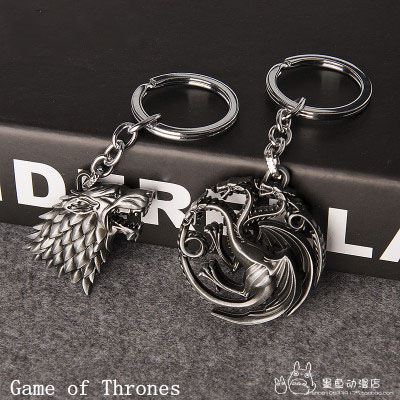 Game of Thrones冰与火之歌 权力的游戏家族徽章标志钥匙扣项链在类目 模玩/动漫/周边/cos/桌游, 卡通/动漫周边, 动漫卡牌/挂件/文具中 - 来自Buy2taobao.com提供专业的淘宝代购服务