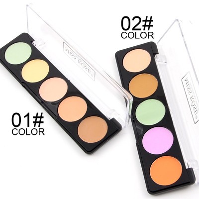 MISS ROSE 5色黑眼圈痘印遮瑕膏 遮瑕霜 打底膏