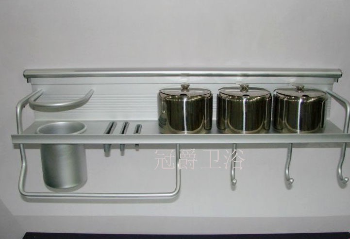 Crown prince Sanitary Ware new pattern Kitchen accessories Space aluminum Monocular Hooks Shelf 50CM longin the Decoration main material , Kitchen , Kitchen accessories , Shelf category - from Buy2taobao.com to provide professional Taobao agent buy service