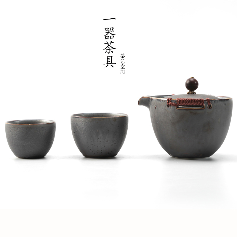 鐵鏽釉快客杯壹壺二杯便攜收納包旅行陶瓷功夫茶具套裝隨身泡茶壺在類目 餐飲具, 茶具, 功夫茶具中 - 來自Buy2taobao.com提供專業的淘寶代購服務