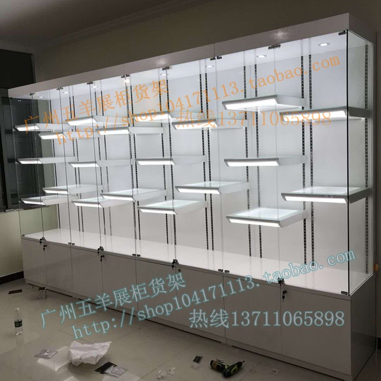 家用手办动漫高达乐高模型展示柜亚克力荣誉状奖杯陈列架实木展柜在类目 商业/办公家具, 货架/展柜, 精品展柜/陈列柜中 - 来自Buy2taobao.com提供专业的淘宝代购服务