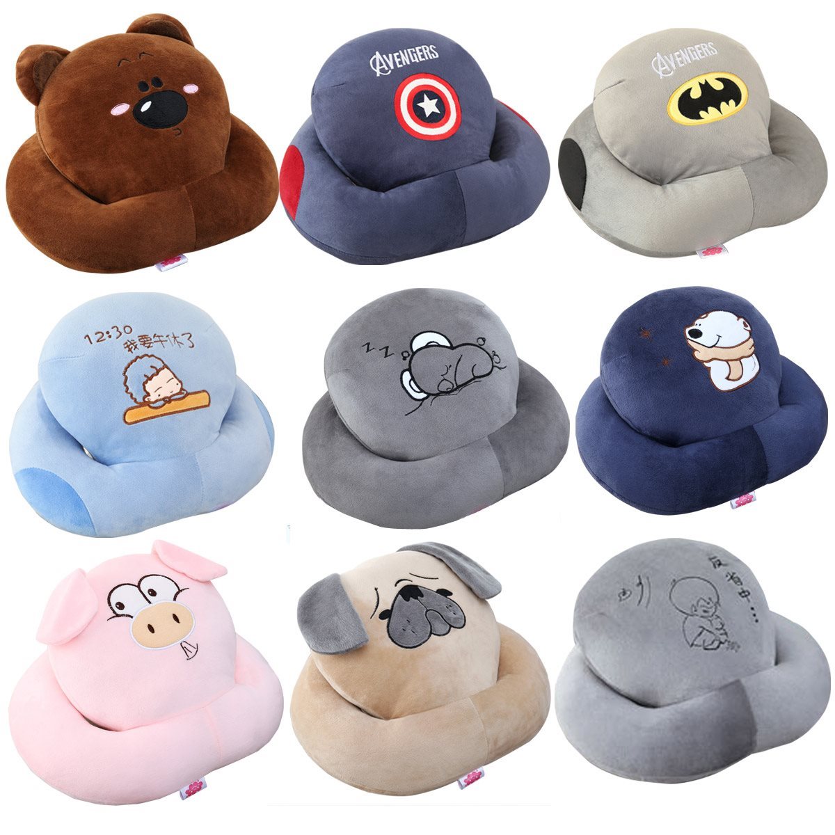 男童舒服學校冬天午休小型睡神抱枕嬰兒公主刺繡午睡枕頭桌上專用在類目 居家布藝, 靠墊/抱枕中 - 來自Buy2taobao.com提供專業的淘寶代購服務