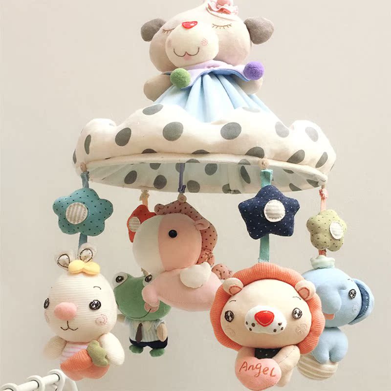 天使手工猪宝宝孕期diy床铃挂新生婴儿音乐旋转布艺床头铃成品|ruв категории игрушка/коляска/головоломка/блоки/модель, детей кольцо/ткань играть/успокоить игрушки, кровать Белл/кровать висит - от Buy2taobao.com для оказания профессиональной услуги покупки агента Taobao