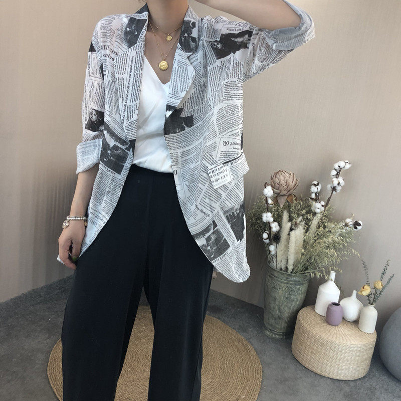 大罗穿搭私享 泫雅风轻薄防晒宽松帅气西装在类目 女装/女士精品, 衬衫中 - 来自Buy2taobao.com提供专业的淘宝代购服务