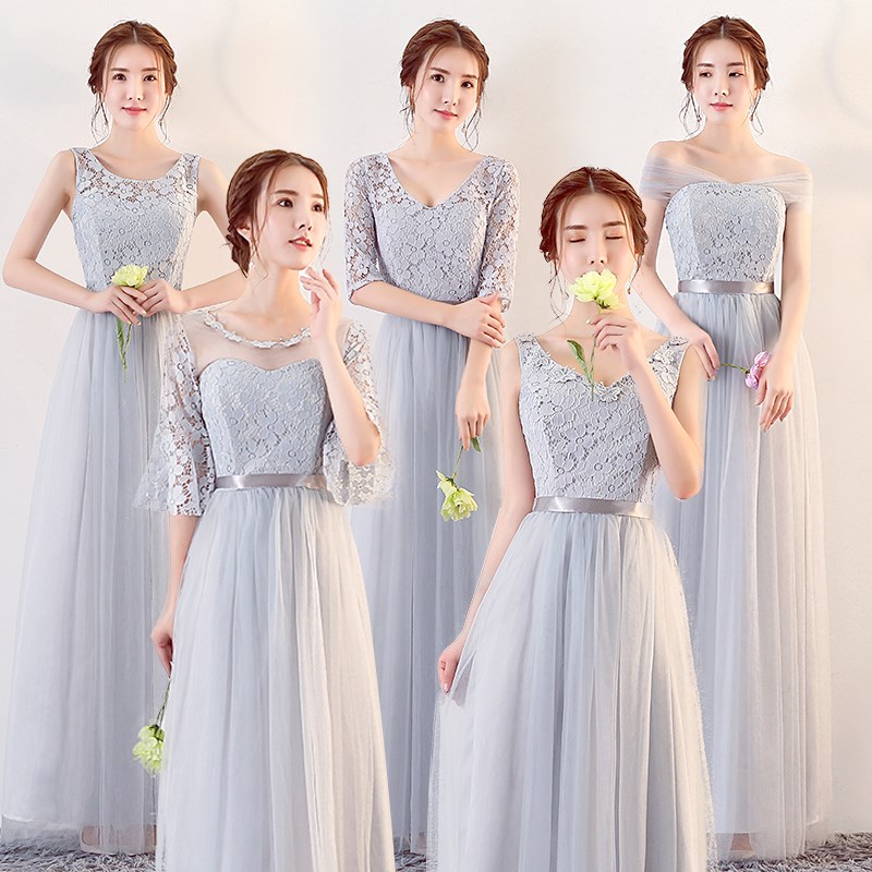 新款显瘦晚礼服夏季性感少女姐妹裙婚纱长袖伴娘服大码公主裙粉色|msdalam kategori Butik wanita / wanita, perkahwinan/Cheongsam/pakaian, pakaian/malam - dari Buy2taobao.com untuk memberikan perkhidmatan ejen Taobao profesional membeli