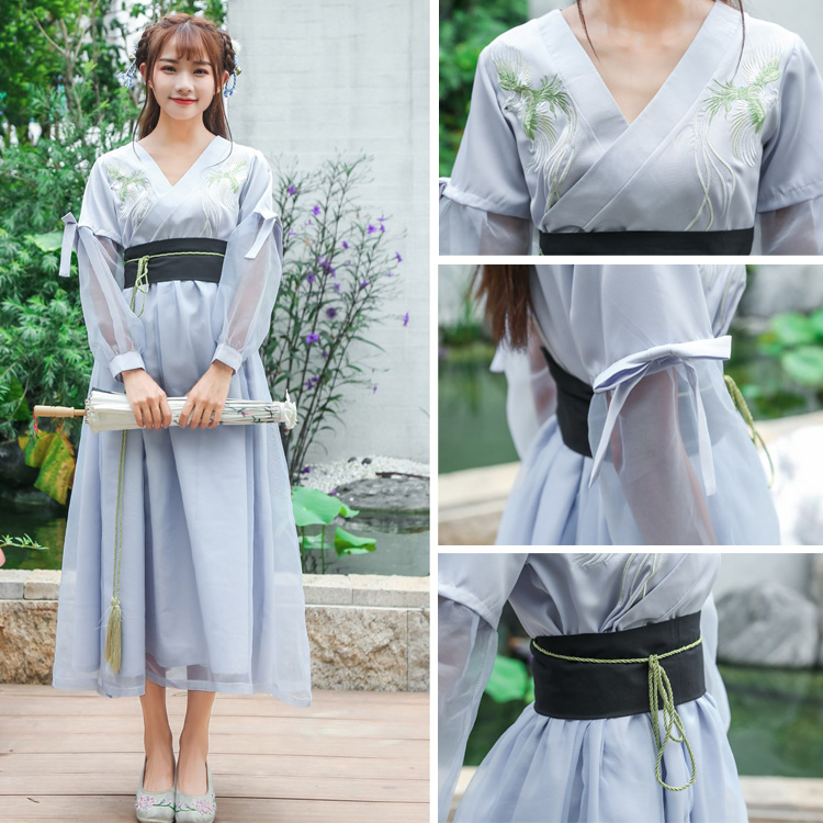 古装女汉服仙女装连衣裙古风日常清新淡雅学生装夏装公主服装改良在类目 女装/女士精品, 唐装/民族服装/舞台服装, 民族服装/舞台装中 - 来自Buy2taobao.com提供专业的淘宝代购服务