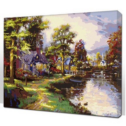 diy数字油画客厅卧室手绘风景花卉减压手工大幅填色油彩画装饰画在类目 家居饰品, 装饰画, DIY/数字油画中 - 来自Buy2taobao.com提供专业的淘宝代购服务