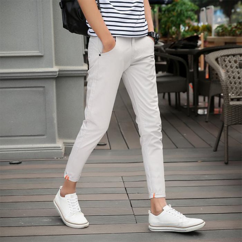 2019 Spring and summer New products Solid Casual pants Ninth pants Thin section cotton-padded trousers Trend Versatile Self cultivation Male 9 pointsin the Men's clothing, Casual pants category - from Buy2taobao.com to provide professional Taobao agent buy service