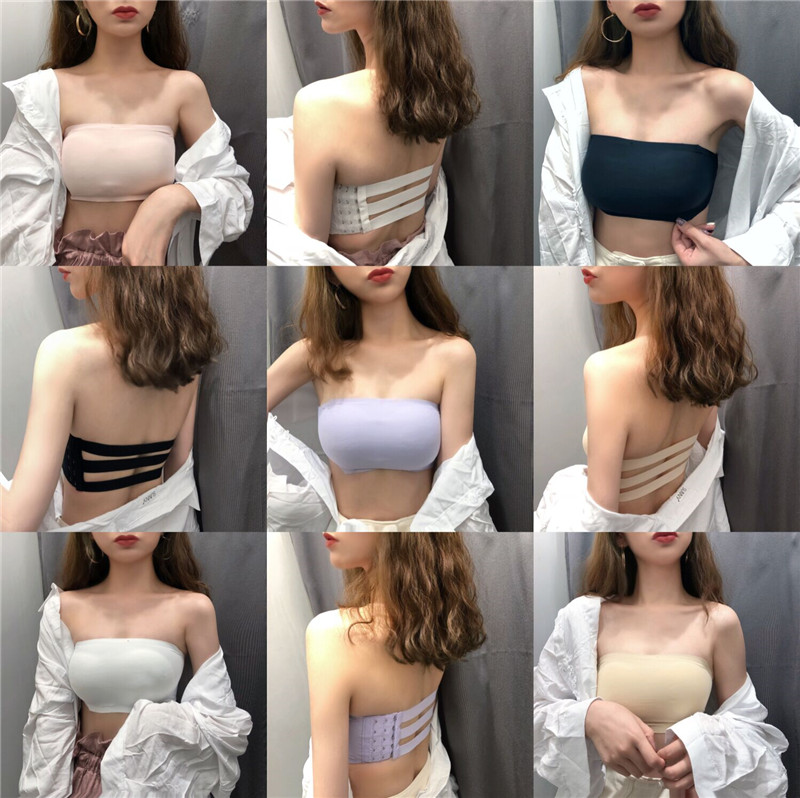 2019新款无肩带一片式防走光裹胸美背聚拢内衣抹胸背心女打底文胸|msdalam kategori Butik wanita / wanita, Bra - dari Buy2taobao.com untuk memberikan perkhidmatan ejen Taobao profesional membeli