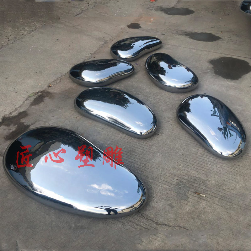 Stainless steel Pebble Landscaping decorate gardens club Park Scenery Sculpture of Art pool Scenery Lawn Decorationin the Home accessories , Creative Jewelry , Twisted sculpture category - from Buy2taobao.com to provide professional Taobao agent buy service
