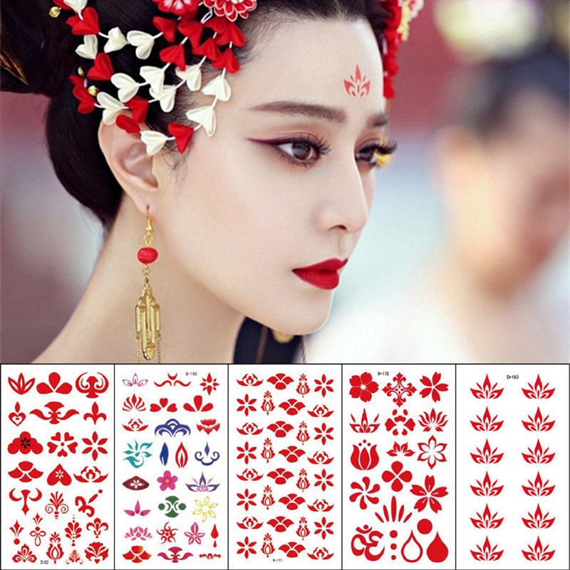 印花眉心贴纸 花细美人痣武媚娘额头贴影楼古装电视剧眼角贴|ruв категории Домашний быт, наклейки, Другие наклейки - от Buy2taobao.com для оказания профессиональной услуги покупки агента Taobao