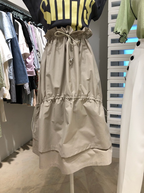 七彩家韩国东大门代购2019夏afternoon抽绳松紧腰休闲百搭半身裙4|msdalam kategori Bekalan Ibu / Ibu / Pemakanan, bersalin, skirt - dari Buy2taobao.com untuk memberikan perkhidmatan ejen Taobao profesional membeli