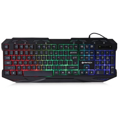FANTECH K10 Ergonomic USB Wired Gaming Keyboard Colorful|ruв категории компьютерное оборудование/дисплей/Компьютерная периферия, клавиатура - от Buy2taobao.com для оказания профессиональной услуги покупки агента Taobao