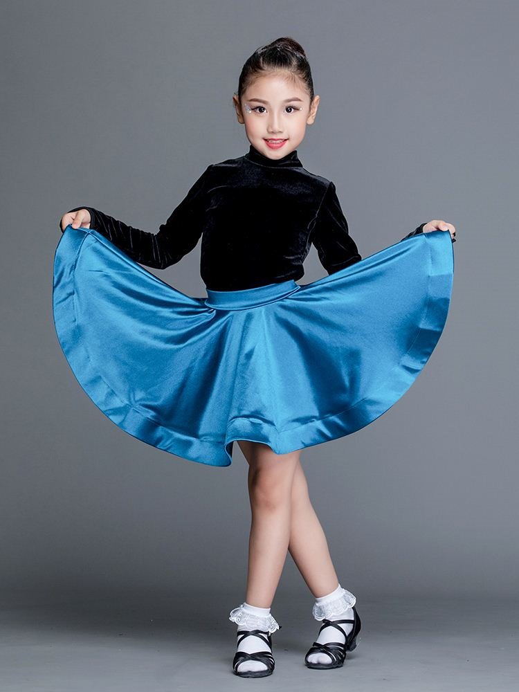 秋冬少儿拉丁舞服装儿童女孩练功服拉丁舞裙女童演出服比赛规定服在类目 运动/瑜伽/健身/球迷用品, 舞蹈/健美操/体操, 拉丁舞, 拉丁舞演出服中 - 来自Buy2taobao.com提供专业的淘宝代购服务