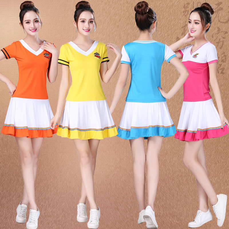 Yang square dance clothing new pattern suit summer motion Dance costume Short-sleeved dress adult sailor clothingin the Sports/Yoga/Fitness/Fans supplies , Dance/Aerobics/Gymnastics , Square Dance , Square Dance Set category - from Buy2taobao.com to provide professional Taobao agent buy service
