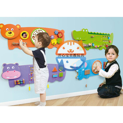 VIGA启蒙墙面玩具儿童早教游戏幼儿园墙面游