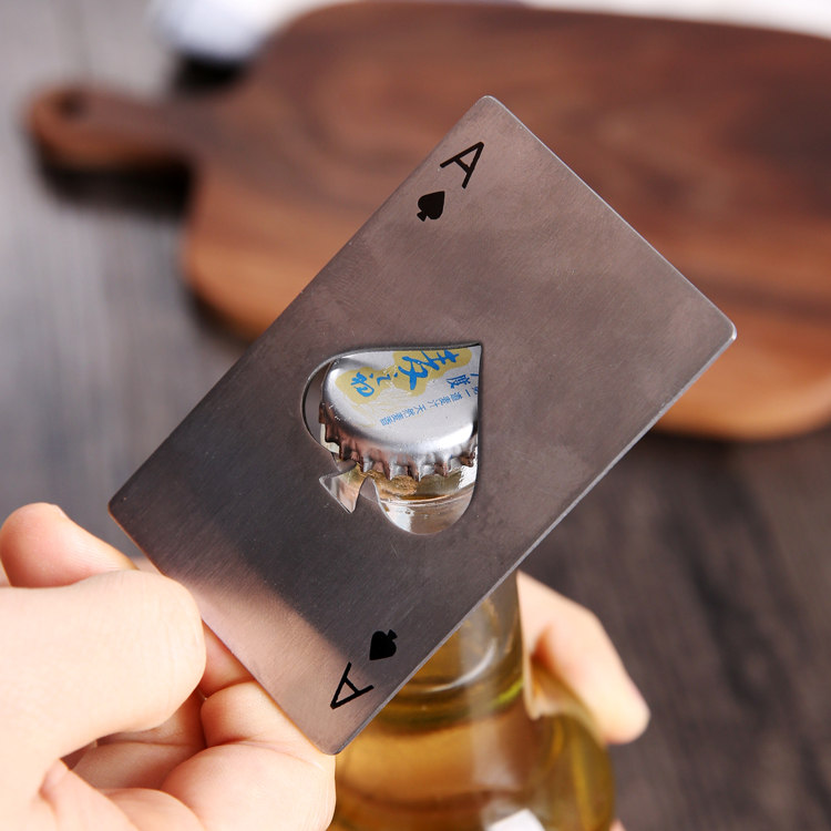 originality poker Beer Bottle opener Bottle Opener Stainless steel Beer Screwdriver multi-function Take it with you Carry Card-in the Tableware , Flagon/Wineglass/Wine , Opener category - from Buy2taobao.com to provide professional Taobao agent buy service