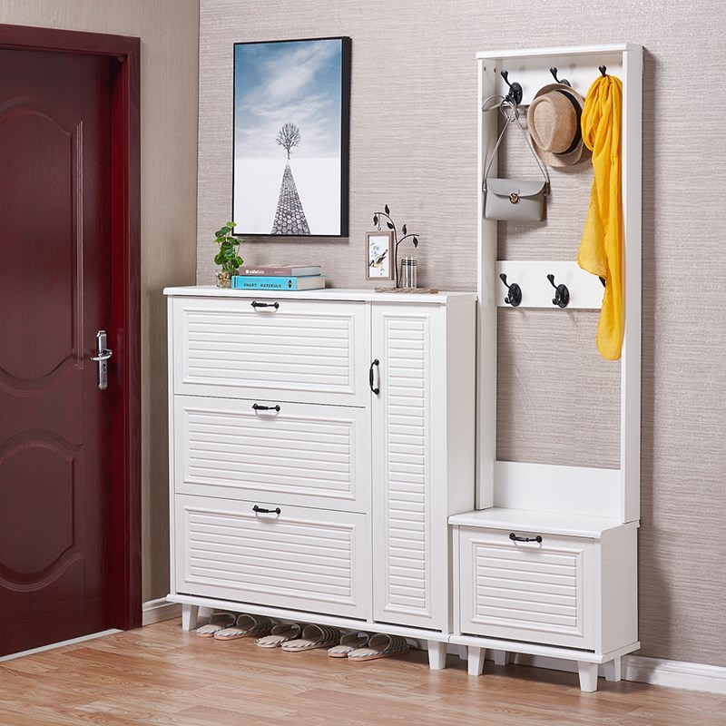 white Shoe cabinet 17cm solid wood Tipping Doorway American style shoe rack Simplicity Entrance coat hangerin the Residential furniture , Cabinet , Shoebox category - from Buy2taobao.com to provide professional Taobao agent buy service
