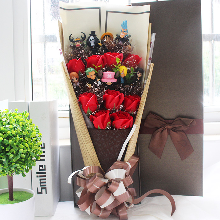 One Piece Doll bouquet Monkey D Luffy Joe Gypsophila Forget me not Dried flowers Gift box birthday gift graduationin the Flower delivery/Flowers simulation/Plants gardening , Cartoon flower/Chocolate Flower (New) , Cartoon flower category - from Buy2taobao.com to provide professional Taobao agent buy service