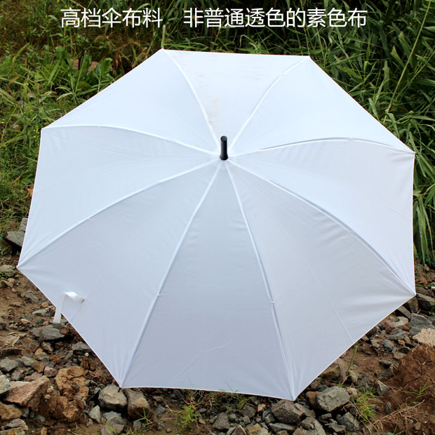 white Long handle Straight Umbrella originality children Parenting activity Coloured drawing Stage Photography prop Hand-painted umbrella Solid Umbrellain the Home Daily , Umbrella/Rain gear/Rain/Moistureproof , Umbrella category - from Buy2taobao.com to provide professional Taobao agent buy service