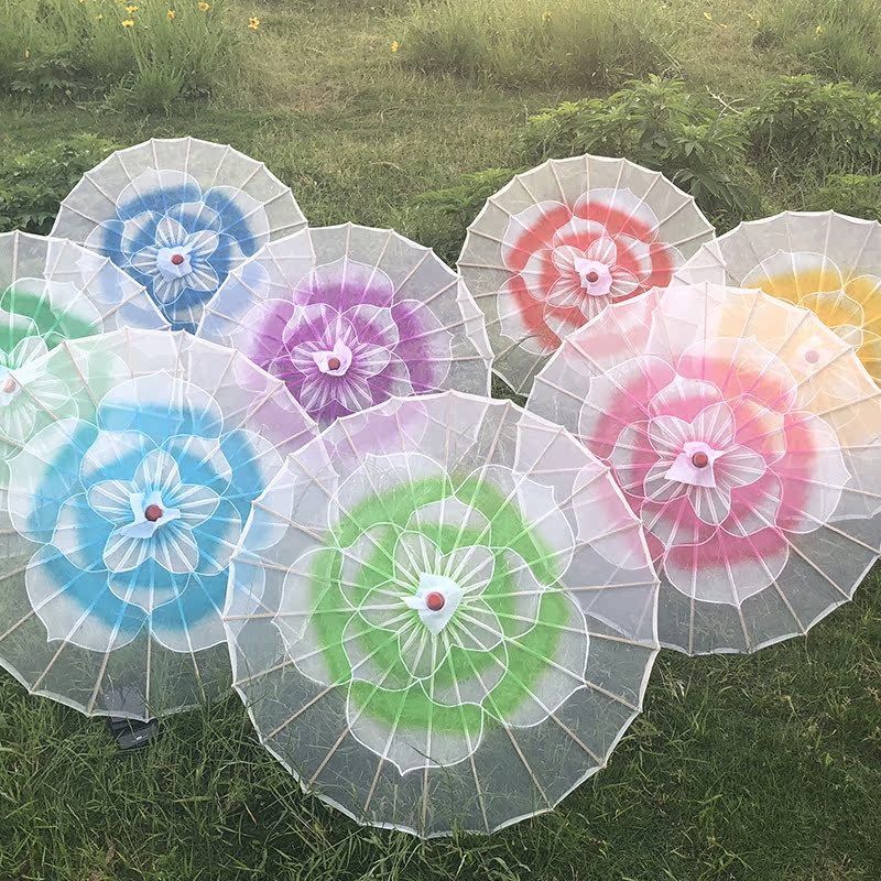 包郵透明裝飾花傘茉莉情懷舞蹈演出傘跳舞道具傘古典舞表演工藝傘在類目 家居飾品, 工藝傘中 - 來自Buy2taobao.com提供專業的淘寶代購服務