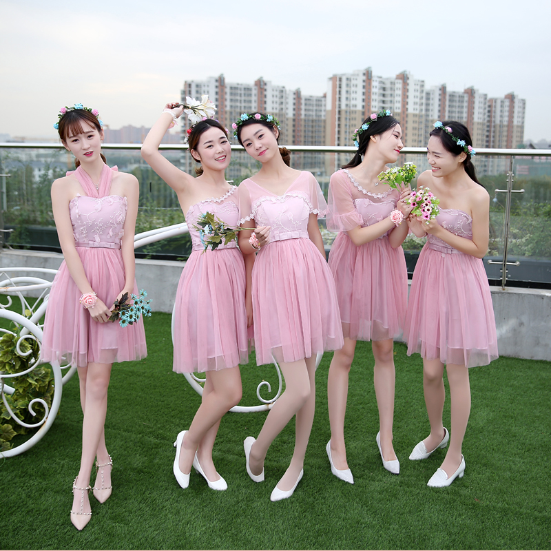 2018 new pattern Bridesmaid Dresses have cash less than that is registered in the accounts temperament grace Bridesmaid full dress Short skirt banquet Sister skirt Spring and summer Evening dressin the Women's clothing/Boutique , Wedding/Cheongsam/Formal dress , Formal dress/Evening category - from Buy2taobao.com to provide professional Taobao agent buy service