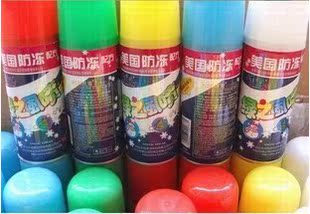  圣诞喷雪 圣诞节 圣诞用品 圣诞飞雪 人造喷雪 颜色任选 彩喷