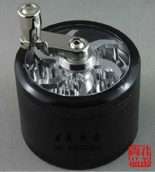 手摇四层金属碎烟器/磨烟器金银红黑4色 锌合金磨烟器|ruв категории ZIPPO/швейцарский армейский нож/очки, курить, другие - от Buy2taobao.com для оказания профессиональной услуги покупки агента Taobao