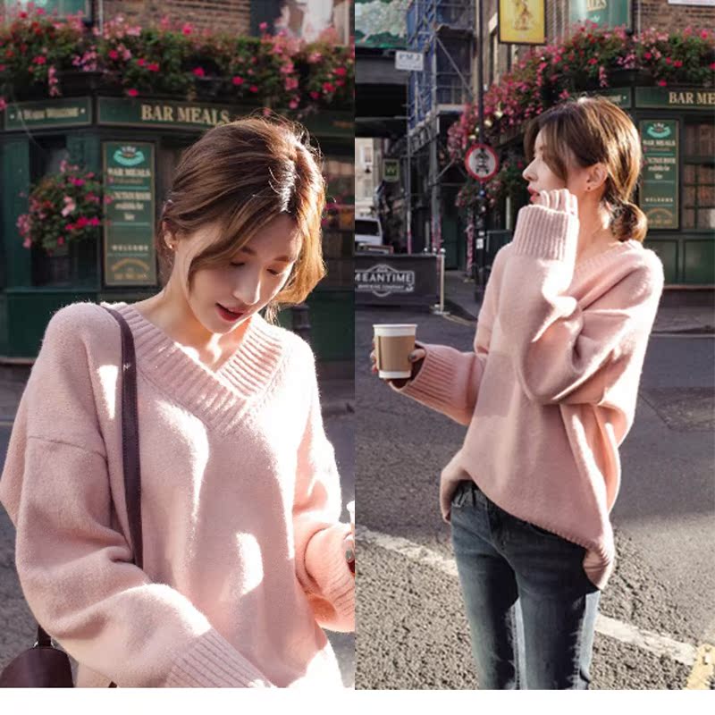 孕妇毛衣女秋冬季时尚宽松新款大码装韩版针织衫短款潮妈外套上衣|msdalam kategori Bekalan Ibu / Ibu / Pemakanan, bersalin, sweater - dari Buy2taobao.com untuk memberikan perkhidmatan ejen Taobao profesional membeli