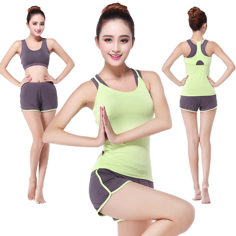 瑜伽服套装春夏季新款健身服女显瘦愈加服健身房跑步瑜珈服三件套|msdalam kategori sukan/Yoga/kecergasan/bekalan peminat, Yoga, pakaian Yoga - dari Buy2taobao.com untuk memberikan perkhidmatan ejen Taobao profesional membeli